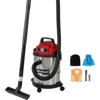 EINHELL TC-VC 1540 S, Nass-/Trockensauger (silber/rot)