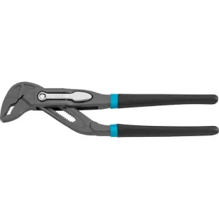Hazet Universal- / Wasserpumpenzange 760-26, Rohr- / Wasserpumpen-Zange (schwarz/blau, 260mm, Schnellverstellung Tipp-/Step)