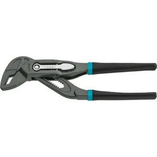 Hazet Universal- / Wasserpumpenzange 760-15, Rohr- / Wasserpumpen-Zange (schwarz/blau, 150mm, Schnellverstellung Tipp-/Step)