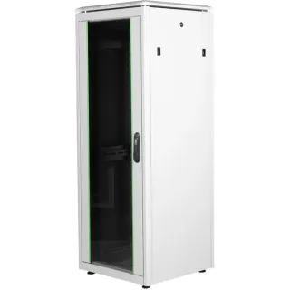 Digitus 483-mm-Netzwerkschrank, 32HE, IT-Schrank (hellgrau, 32 Höheneinheiten)