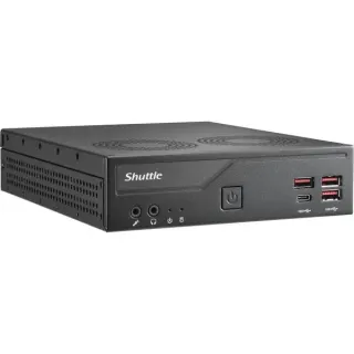 Shuttle XPC slim DB860, Barebone (schwarz, ohne Betriebssystem)