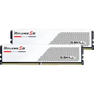 G.Skill DIMM 32 GB DDR5-6000 (2x 16 GB) Dual-Kit, Arbeitsspeicher (weiß, F5-6000J3238F16GX2-RS5W, Ripjaws S5, INTEL XMP)