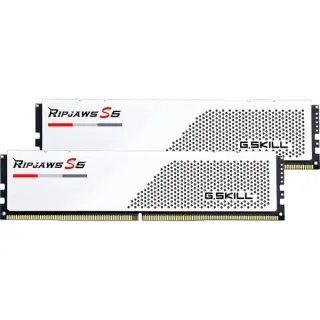 G.Skill DIMM 64 GB DDR5-5600 (2x 32 GB) Dual-Kit, Arbeitsspeicher (weiß, F5-5600J3636D32GX2-RS5W, Ripjaws S5, INTEL XMP)