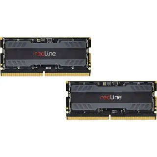 Mushkin SO-DIMM 64 GB DDR5-5200 (2x 32 GB) Dual-Kit, Arbeitsspeicher (schwarz, MRA5S520HHHD32GX2, Redline SODIMM)