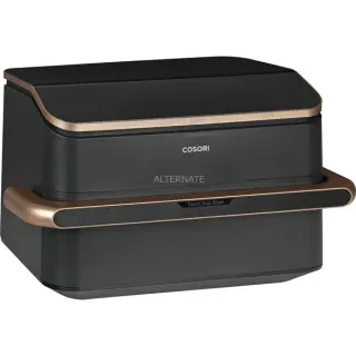 Cosori Heißluftfritteuse Dual Blaze Twinfry CAF-TF101S-AEUR (schwarz, 2.800 Watt, Korb 10 Liter / 2x 5 Liter)