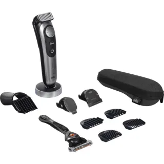 Braun Series 9 Barttrimmer BT9440, Bartschneider (chrom/schwarz, Mit 11 Barber-Tools)