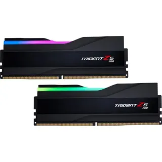 G.Skill DIMM 32 GB DDR5-6000 (2x 16 GB) Dual-Kit, Arbeitsspeicher (schwarz, F5-6000J3238F16GX2-TZ5RK, Trident Z5 RGB, INTEL XMP)