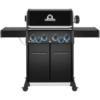 Broil King Gasgrill Baron 490 X Shadow (schwarz, mit Seiten- und Heckbrenner)