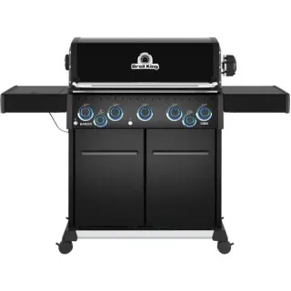 Broil King Gasgrill Baron 590 X Shadow (schwarz, mit Seiten- und Heckbrenner)