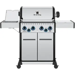 Broil King Gasgrill Baron S 490 IRX (edelstahl, mit IR-Seiten- und Heckbrenner)