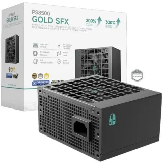 DeepCool GAMER STORM PS850G, PC-Netzteil (schwarz, 1x 12-Pin High-Power GPU, 3x PCIe, Kabelmanagement, 850 Watt)