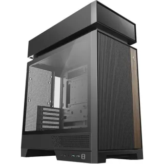 DeepCool CL660, Tower-Gehäuse (schwarz/holz, Tempered Glass)