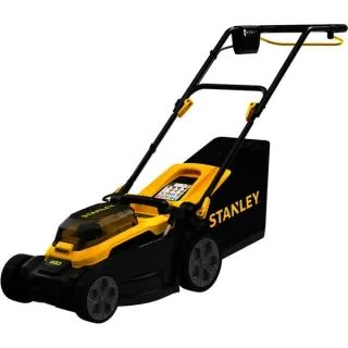 Stanley V20 Akku-Rasenmäher (SCMWP3401M1-QW), 18Volt (schwarz/gelb, 1x 4,0 Ah-Lithium-Ionen-Akku)