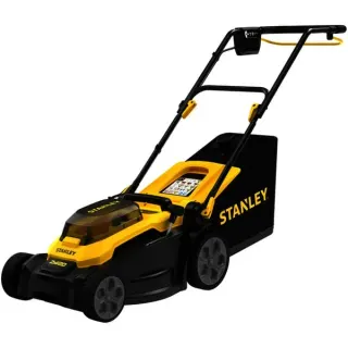 Stanley V20 Akku-Rasenmäher (SCMWP3701N-XJ), 36Volt (2x18V) (schwarz/gelb, ohne Akku und Ladegerät)