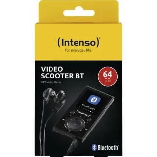 Intenso Video Scooter BT, Portable Player (schwarz, 64 GB, Bluetooth)