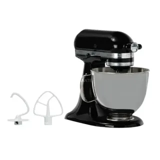 KitchenAid Artisan 5KSM125 Onyx Black, Küchenmaschine (schwarz, 300 Watt)