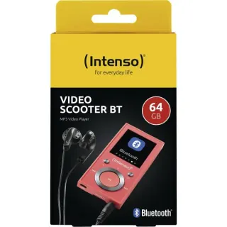 Intenso Video Scooter BT, Portable Player (pink, 64 GB, Bluetooth)