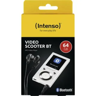Intenso Video Scooter BT, Portable Player (weiß, 64 GB, Bluetooth)