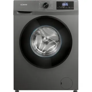 Bomann WA 7185, Waschmaschine (titan/schwarz)