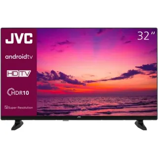 JVC LT-32VAH3355, LED-Fernseher (80 cm (32 Zoll), schwarz, WXGA, Triple Tuner, Smart TV, Android Betriebssystem)