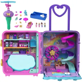 Mattel Polly Pocket Urlaub im Rollkoffer Spielset