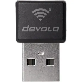 devolo WiFi 6 Stick nano 7270, WLAN-Adapter (schwarz)