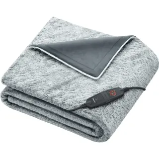Beurer Wärmezudecke HD 75 Nordic Grey Green Planet , Heizdecke (grau, 180 x 130 cm)