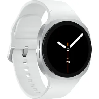 Samsung Galaxy Watch8, Smartwatch (silber, 40 mm, LTE, Sport Band S/M)