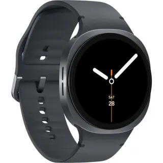 Samsung Galaxy Watch8, Smartwatch (dunkelgrau, 44 mm, LTE, Sport Band M/L)