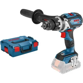 Bosch Professional Akku-Schlagbohrschrauber GSB 18V-110 C Professional solo, 18Volt, Schlagbohrmaschine (blau/schwarz, ohne Akku und Ladegerät, L-BOXX)