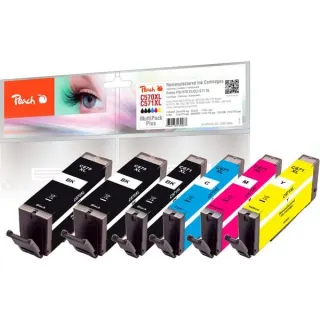 Peach Tinte Spar Pack Plus PI100-303 (kompatibel zu Canon PGI-570XL, CLI-571XL )