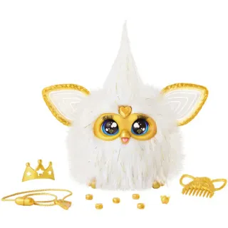 Hasbro Interaktives Spielzeug Furby mit 5 Modi, über 600 Sätzen, Liedern und Spielspaß, Elektrohaustier (gold)