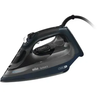 Braun TexStyle 9 SI 9682 DB, Dampfbügeleisen (dunkelblau/dunkelgrau)