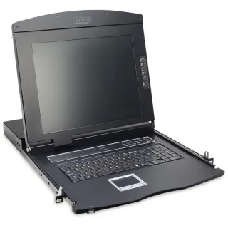 Digitus 19" KVM Konsole 17"TFT 16Port, KVM-Switch