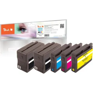Peach Tinte Spar Pack Plus PI300-578 (kompatibel zu HP 932XL, 933XL (C2P42A))