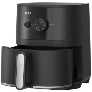 Braun Heißluftfritteuse MultiFry 3, HF 3000I (schwarz (matt), 1.500 Watt, Korb 4,3 Liter)