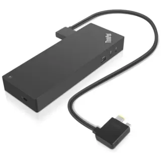 Lenovo Thunderbolt 3 Dock Gen 2 Generalüberholt, Dockingstation (schwarz, HDMI, DisplayPort, USB, Thunderbolt 3)