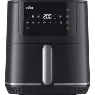 Braun Heißluftfritteuse MultiFry 5, HF 5034I (schwarz, 1.700 Watt, Korb 6,0 Liter)