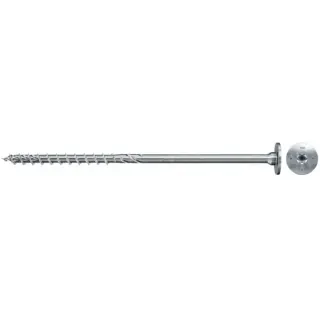 fischer Holzbauschraube PowerFast II 8,0x300 Stufen-Senkkopf TX (50 Stück, Teilgewinde, verzinkt)