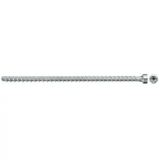 fischer Holzbauschraube PowerFull II 10,0x300 ZK TX VG (25 Stück, Vollgewinde, verzinkt)