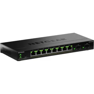 Netgear Smart Managed Essentials Switch (GS310TPv2) (schwarz, 55W PoE Budget)