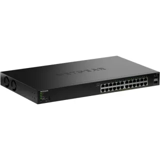 Netgear Smart Managed Essentials Switch (GS324TPv2) (schwarz, 190W PoE Budget)