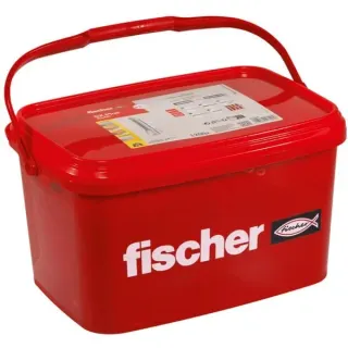 fischer Spreizdübel SX Plus 8x40 im Eimer (hellgrau, 1.200 Stück, in Kunststoff-Eimer mit Deckel)