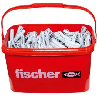 fischer Spreizdübel SX Plus 12x60 im Eimer (hellgrau, 350 Stück)