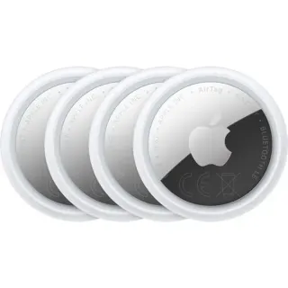 Apple AirTag (2. Generation), Ortungstracker (weiß/silber, 4er-Pack)