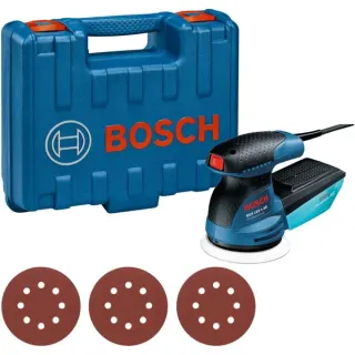 Bosch Professional Exzenterschleifer GEX 125-1 AE Professional (blau/schwarz, Koffer, 250 Watt)