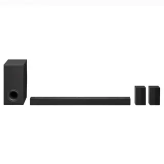 LG DS80TR, Soundbar (schwarz, Dolby Atmos, Bluetooth, WiFi, Rücklautsprecher)