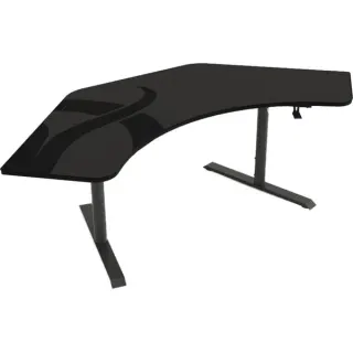 Arozzi Arena Angelo, Gaming-Tisch (schwarz, Pure Black)