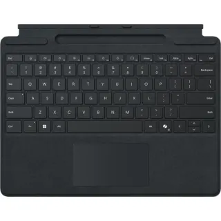 Microsoft Surface Pro Keyboard mit Stiftaufbewahrung for Business, Tastatur (schwarz, DE-Layout, für Surface Pro 10/9/8/X for Business, inkl. Surface Slim Pen 2)