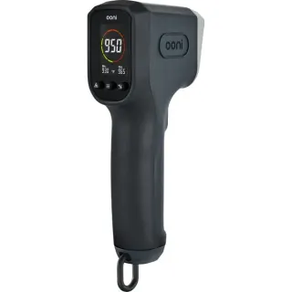 Ooni Infrarot-Thermometer (schwarz, Display mit Hintergrundbeleuchtung)